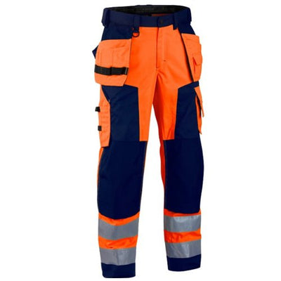 Blakläder High Vis Handwerker 15681811, Arbeitshose, Gelb/Marineblau, Grösse D116 D116 Gelb/Marinebl