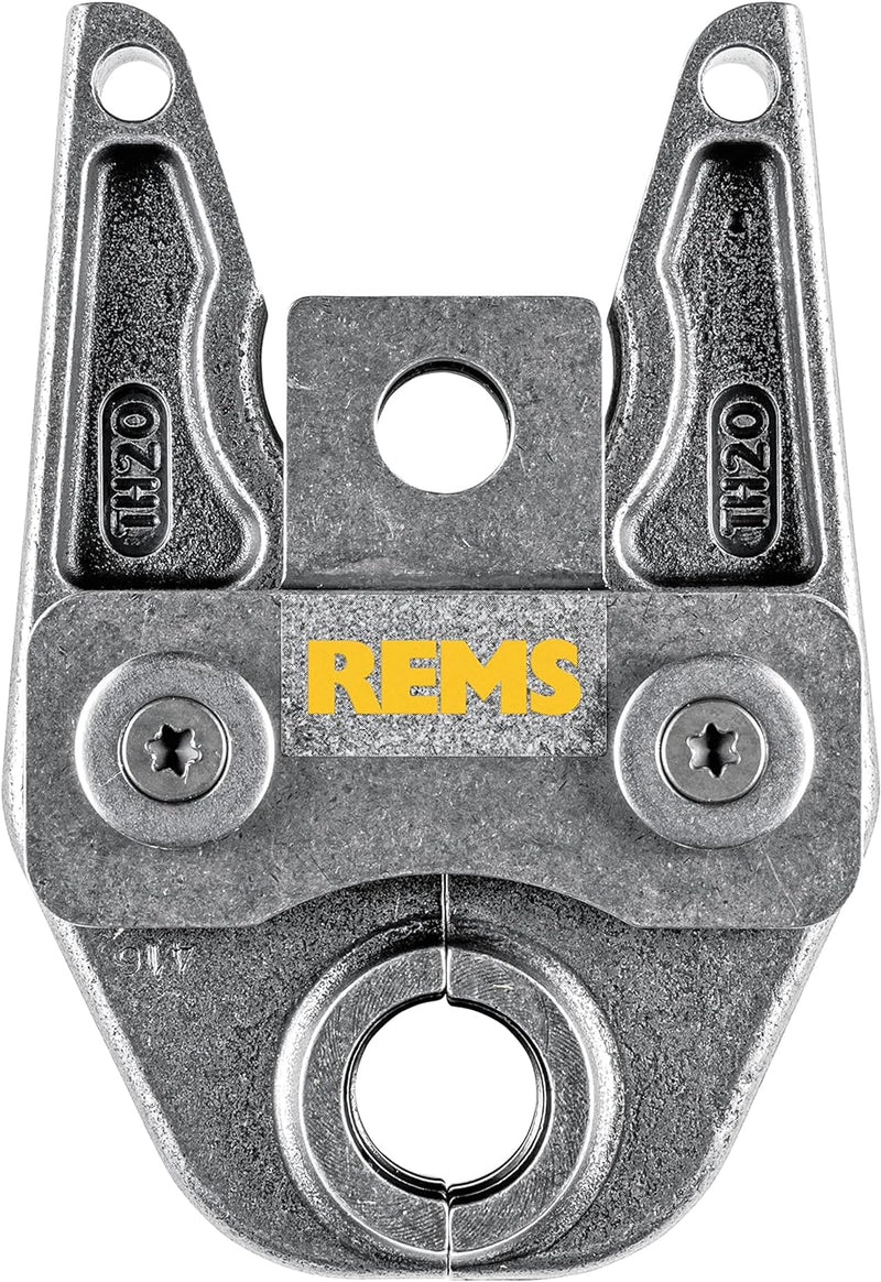 Rems Presszange TH 20 (mit 2 schwenkbaren Monoblock-Pressbacken, Zubehör für Presswerkzeuge) 570470