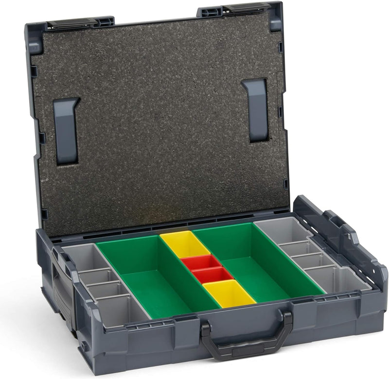 Sortimentskasten Kunststoff | L-BOXX 102 Insetboxen-Set | G3 Einsätze mit Deckenpolster| Sortierboxe