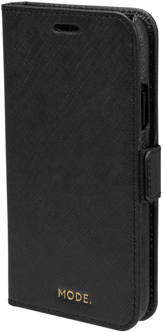 dbramante1928 Echtleder Schutzhülle für Apple iPhone Xr [Modell: New York I Saffiano-Leder I 2in1 Fu