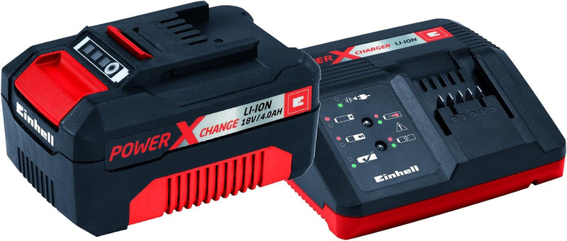 Einhell Akku-Kappsäge TE-MS 18/210 Li-Solo Power X-Change + Starter Kit Akku und Ladegerät Power X-C