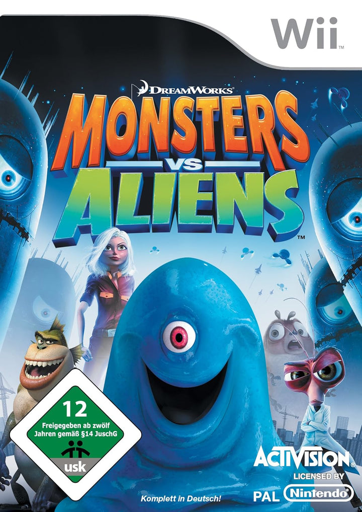 Monsters vs Aliens Nintendo Wii, Nintendo Wii
