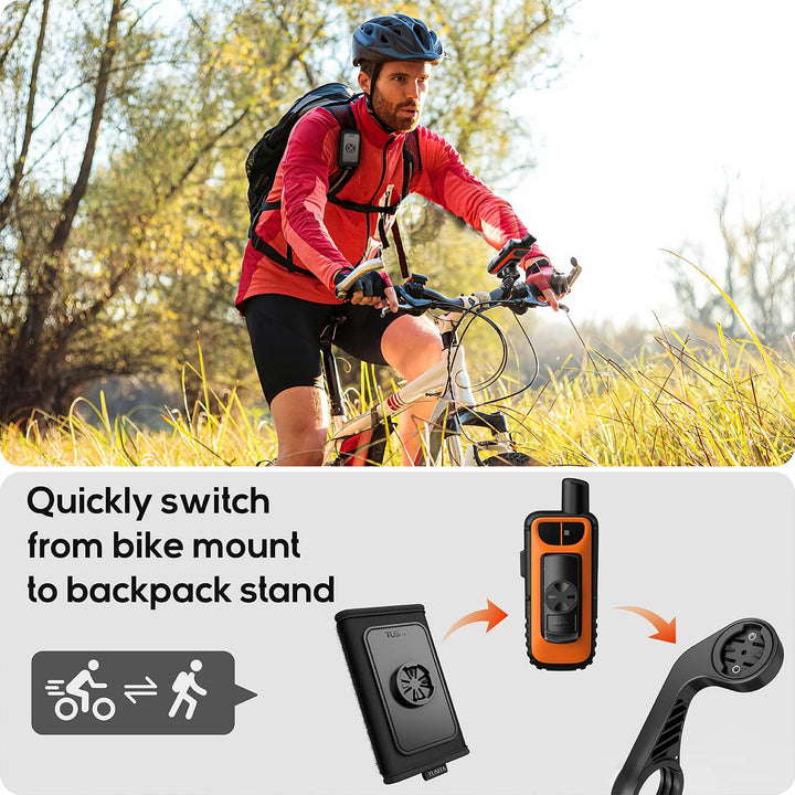 TUSITA Rucksack Halterung Zubehör Kompatibel mit Garmin Handheld GPS Geräte - Schultergurt Halterung