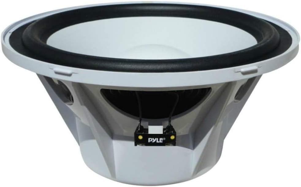 SUB SUBWOOFER Regenmantel Wasser Macht PYLE PLMRW12 Water Proof 12" 30,00 cm 300 MM WEISE FUR Boot F
