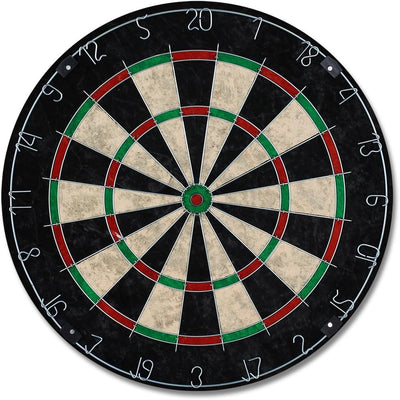 TW24 Dart Turnier Set mit Surround Ring - Dartscheibe - Steeldarts- Surround Ring - Abwurflinie