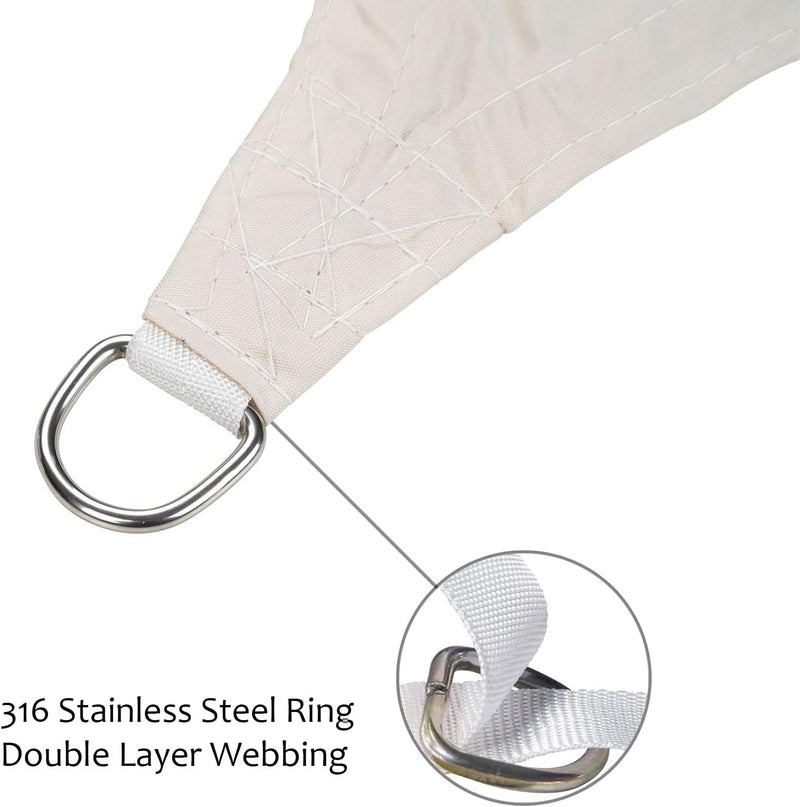 swift Sonnensegel Wasserdicht Rechteckig 3x5 Meter UV Schutz Polyester Wasserabweisend Rechteck 3x5m
