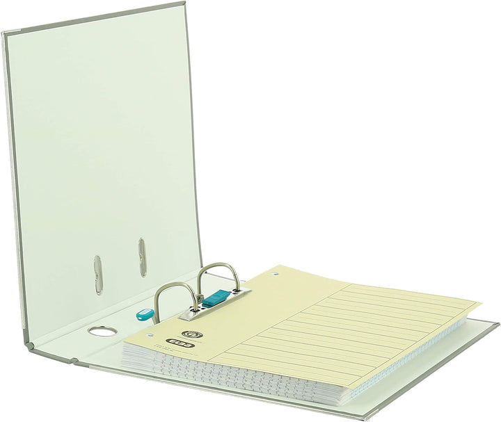 Elba Ordner A4, Smart Pro, 5 cm schmal, Kunststoff aussen, grau, 10 Stück, grau