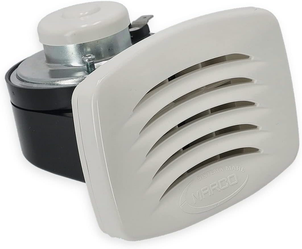 Einbauhupe Bootshupe Signalhorn Hupe Notsignal 12 Volt Farbe Weiss