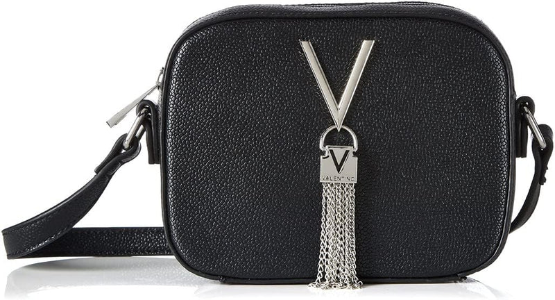 Valentino Bags Damen Divina Haversack Schwarz (Nero), Schwarz (Nero)