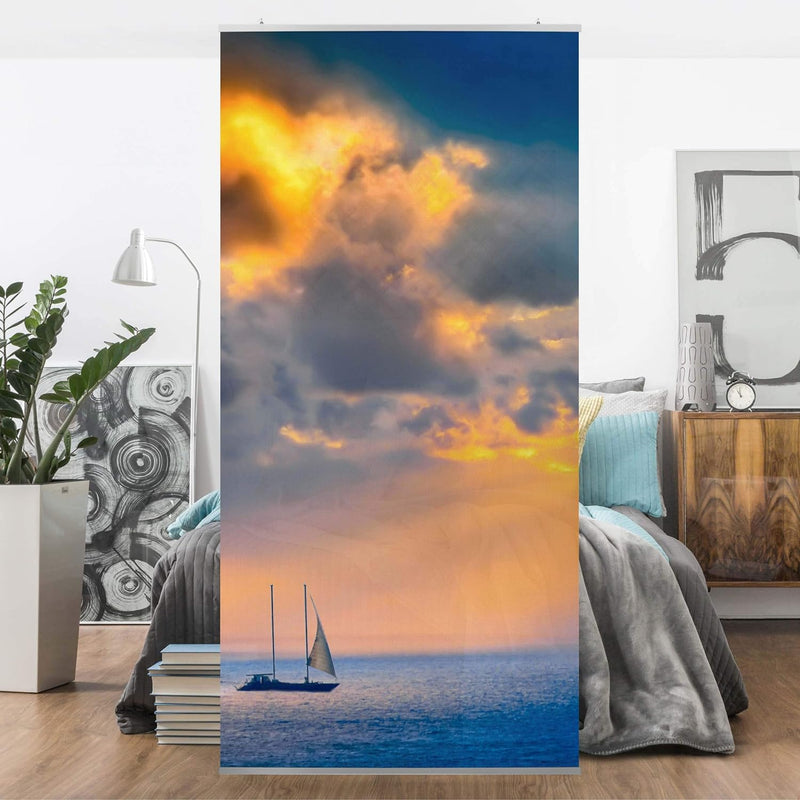 Bilderwelten Raumteiler Sailing The Horizon 250x120cm ohne Halterung 250x120cm without hanger, 250x1