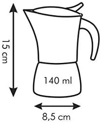 Tescoma Monte Carlo Espressokocher induktionsgeeignet , für 4 Tassen 18 cm, 18 cm