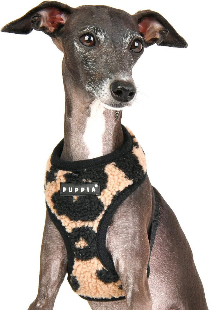 Puppia Hundegeschirr für kleine und mittelgrosse Hunde - Serval Harness A - verstellbar und komforta