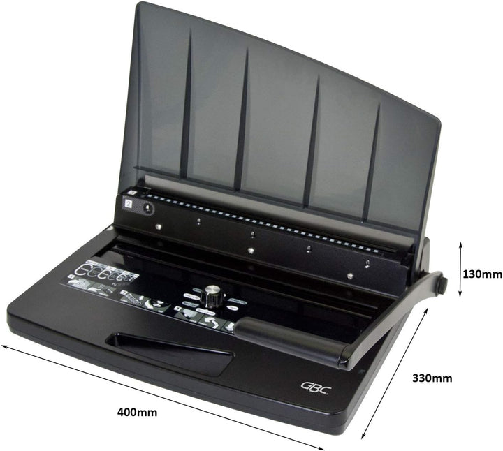 GBC 4400402 WireBind W15 Drahtbindegerät 15 Sheet Punch Capacity, 15 Sheet Punch Capacity