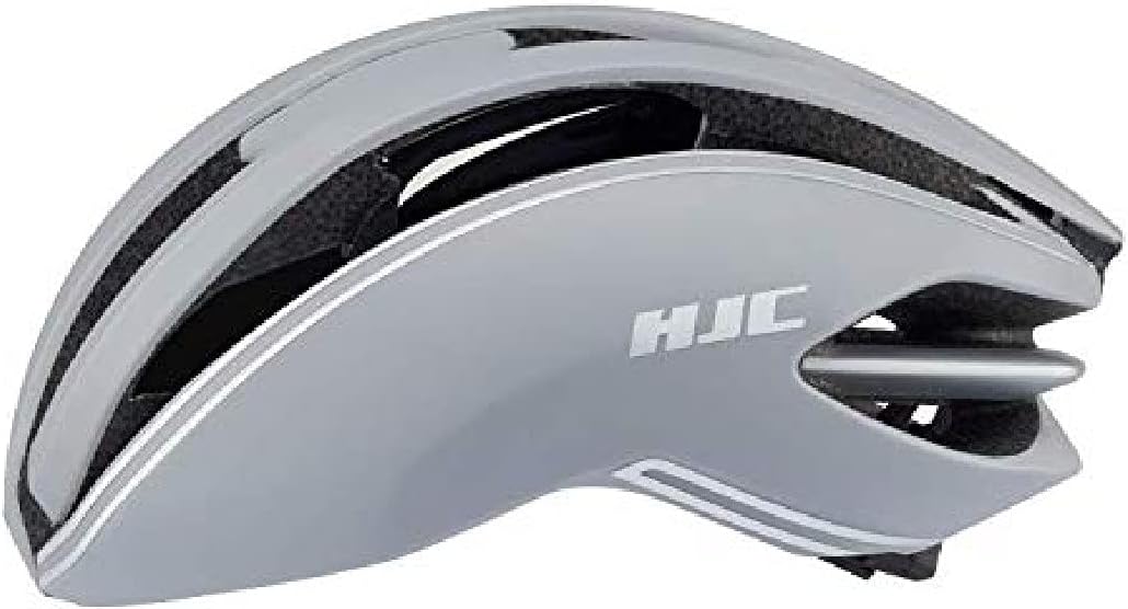 HJC Helmets Unisex – Erwachsene Ibex 2.0 Strassenhelm, MT Grey Silver LINE, M 55~59CM