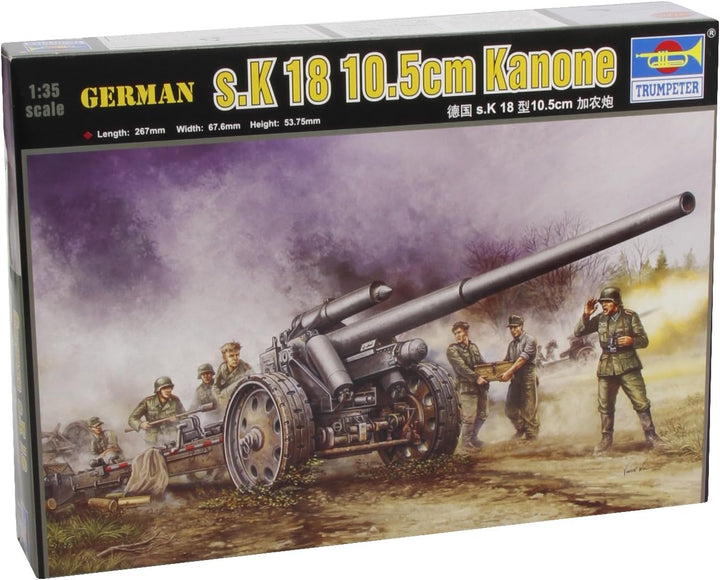 Trumpeter 02305 Modellbausatz German s.10cm K.18 Cannon