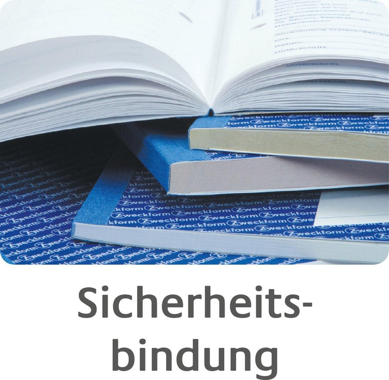 AVERY Zweckform 1731 Rechnung (A5, 3x40 Blatt, selbstdurchschreibend mit farbigen Durchschlägen, zur