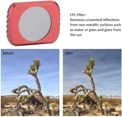 3 Stück Kamera CR Weitwinkel + 12.5X Makro + CPL Objektiv Filter Kit Set für DJI OSMO Pocket Gimbal