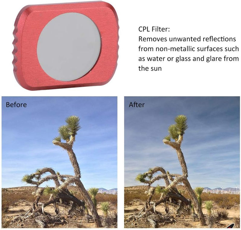 3 Stück Kamera CR Weitwinkel + 12.5X Makro + CPL Objektiv Filter Kit Set für DJI OSMO Pocket Gimbal