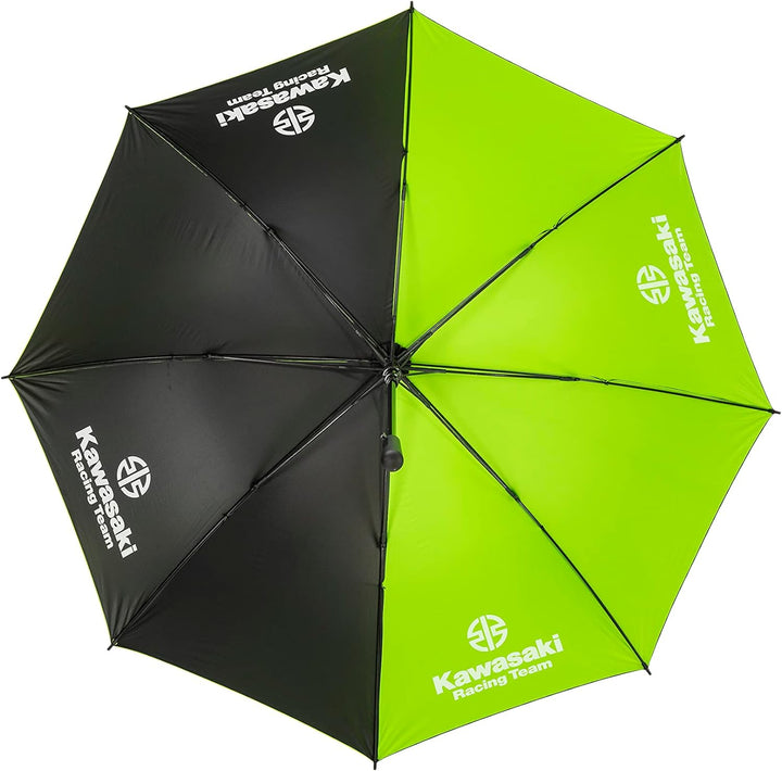 Kawasaki SPORTS Regenschirm gross UMBRELLA schwarz grün