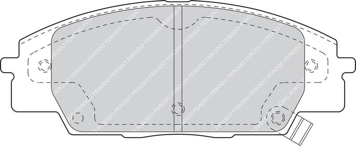 Ferodo FDB1444 PREMIER Bremsbelagsatz, Scheibenbremse - (4-teilig) - (4 Stück)