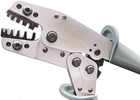 Silver Line by Weidmüller Crimpwerkzeug 6/5 Z GER (Arbeitsbereich 0,25 – 6,0 mm², mit Entriegelungsm