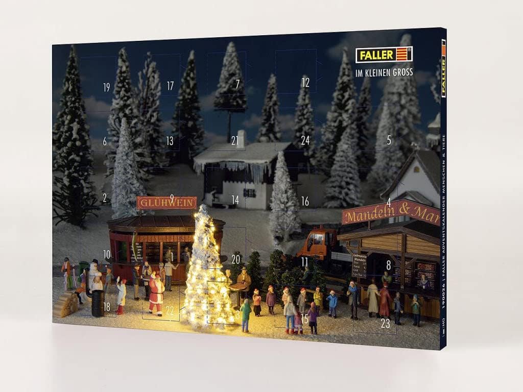 Faller FA190026 Adventskalender Menschen & Tiere I Modellbau