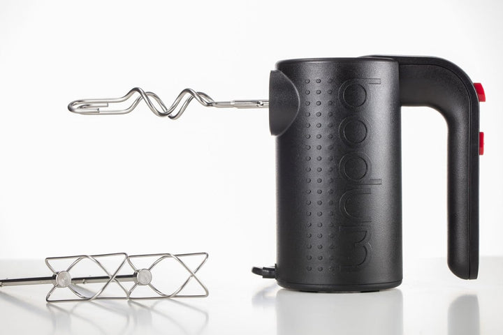 Bodum BISTRO Elektrischer Handmixer (Spülmaschinengeeignetes Edelstahlzubehör, 5-Geschwindigkeitsstu