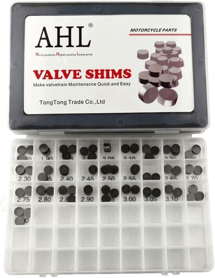 AHL Durchmesser: 10.0mm 3 x 28pcs 1.85mm-3.20mm Ventileinstellplättchen Ventil Shim Ventile einstell