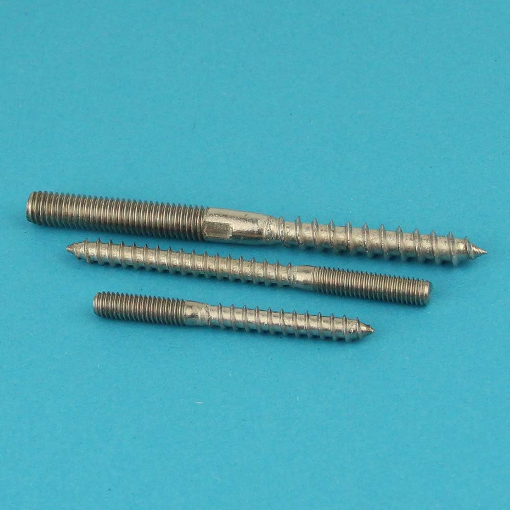 Eisenwaren2000 | Stockschrauben M12 x 160 mm (10 Stück) - Schraubstifte - Holzschrauben - Edelstahl