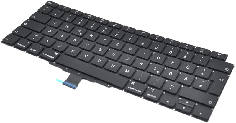 Padarsey Ersatz Hintergrundbeleuchtung Deutsch QWERTZ Tastatur Kompatibel mit MacBook Air 13" Retina