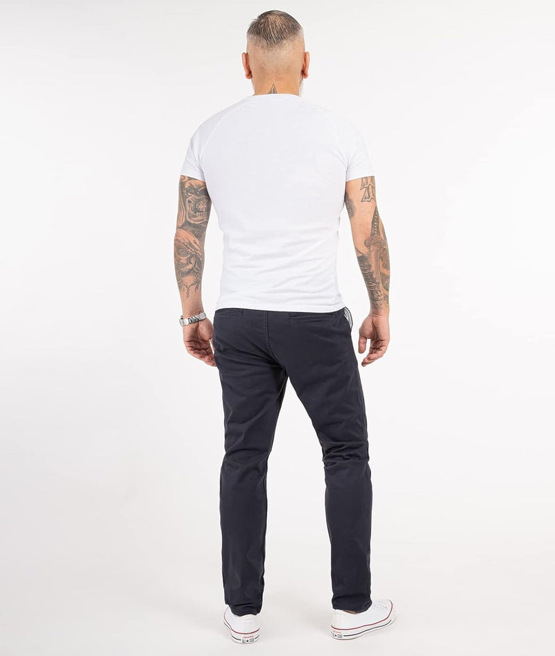 Indumentum Chino Hose Basic Regular Fit IR-506 32W / 30L Dunkelblau, 32W / 30L Dunkelblau