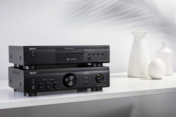 Denon DCD-600 NE CD-Player mit AL32 Processing, schwarz Schwarz Single, Schwarz Single