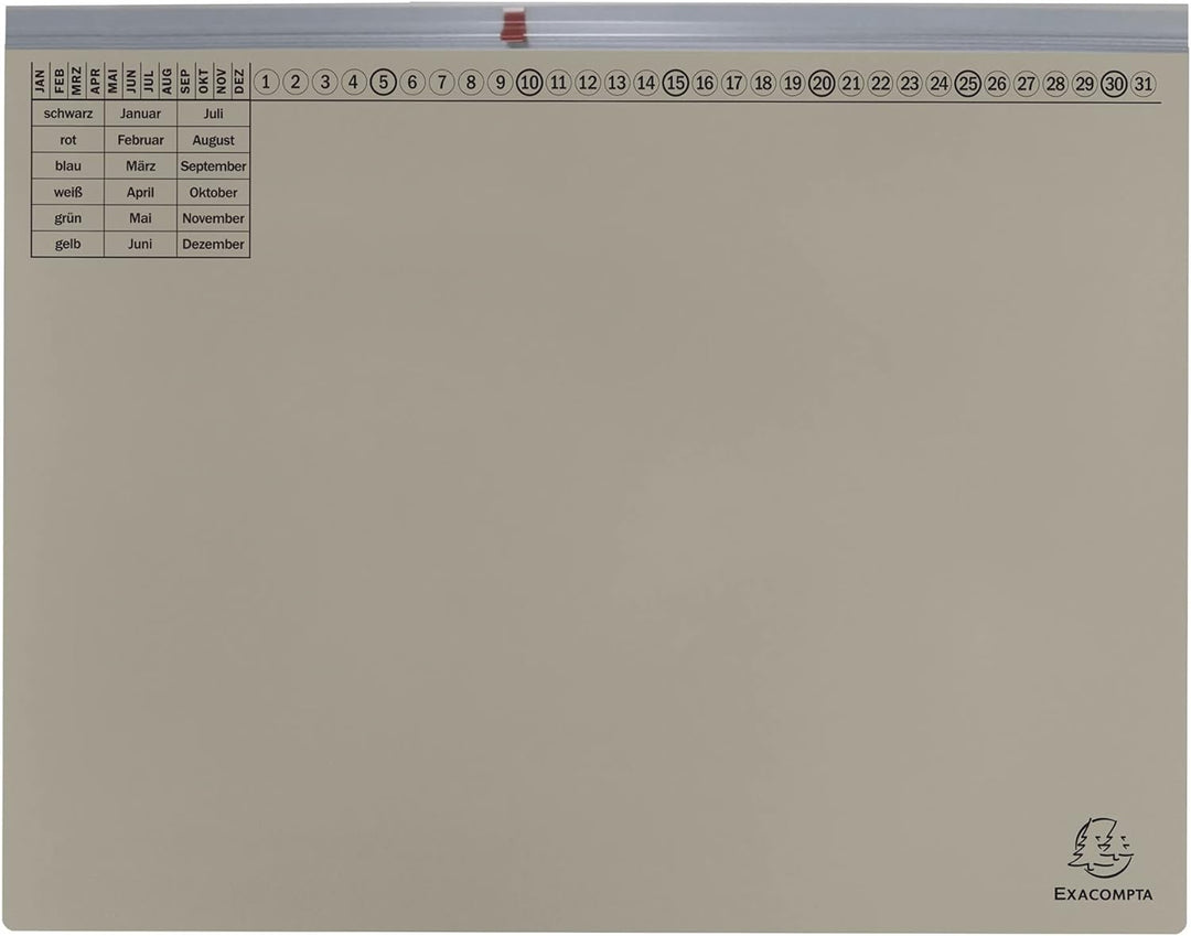 Exacompta 370210B 25er Pack Premium Kanzlei Hängehefter Exaflex Rechtsheftung, aus extra starkem Rec