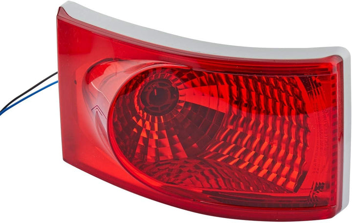 HELLA - Nebelschlussleuchte - Halogen - 24/12V - Einbau - Lichtscheibenfarbe: rot - Stecker: Flachst