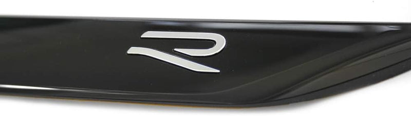 Volkswagen 5NA853688 Plaketten R-Modell Kotflügel Tuning R-Line Schriftzug Sport Emblem, Chrom/schwa