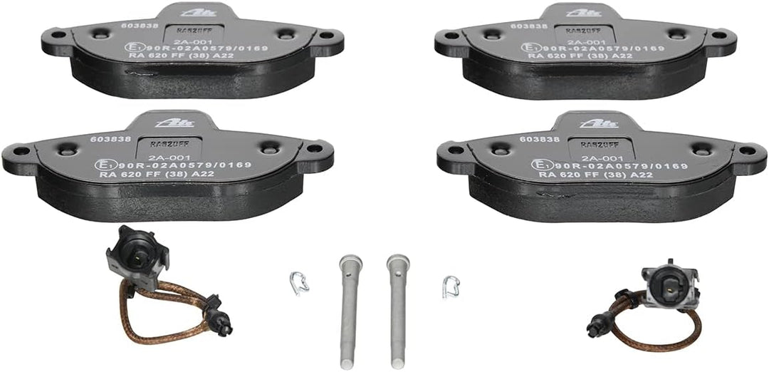 ATE Original Bremsbeläge - Belagsatz - für Scheibenbremse - 13.0460-3838.2 - ECE-R90 Strassenzulassu