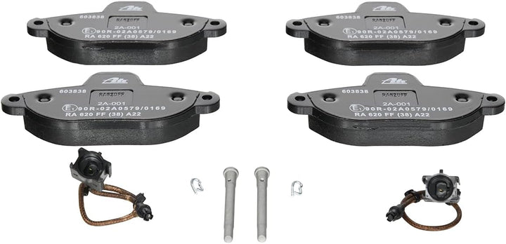 ATE Original Bremsbeläge - Belagsatz - für Scheibenbremse - 13.0460-3838.2 - ECE-R90 Strassenzulassu