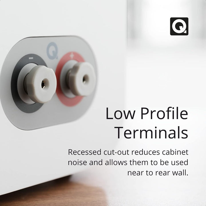 Q Acoustics 3030i Kompaktlautsprecher Paar schwarz Weiss, Weiss
