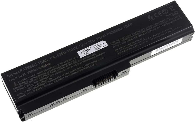 Akku für Toshiba Satellite U400-14P 5200mAh, 10,8V, Li-Ion