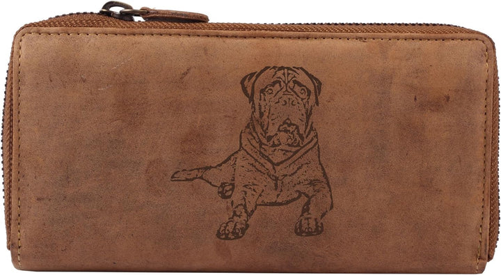 Greenburry Damen-Geldbeutel mit Hunde-Motiv Bullmastiff, Bullmastiff