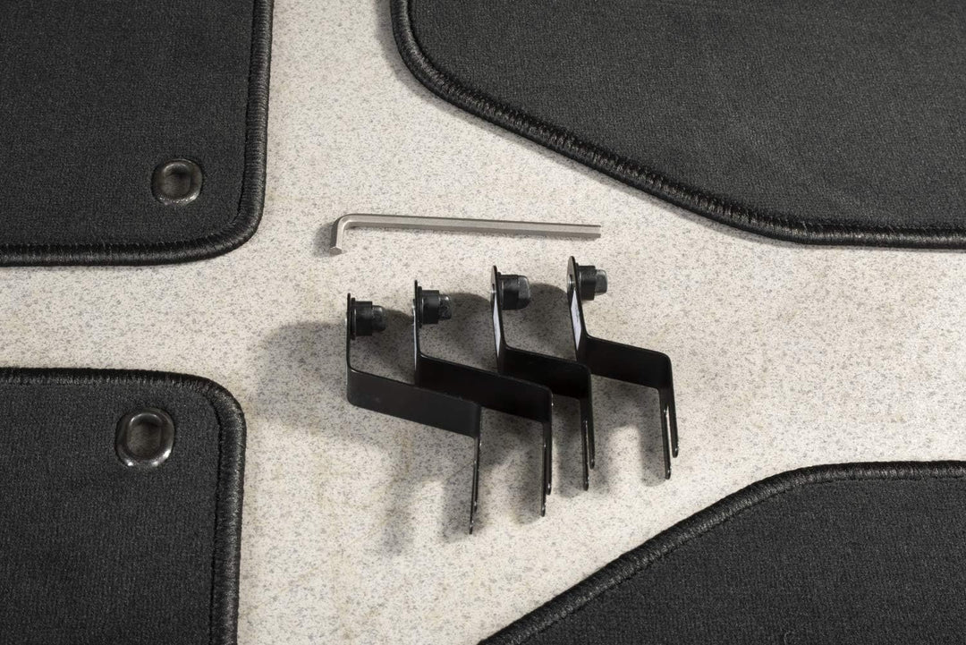 PORSCHE 911 964/993 Fussmattensatz schwarz (4 Teile) /Floor mats black
