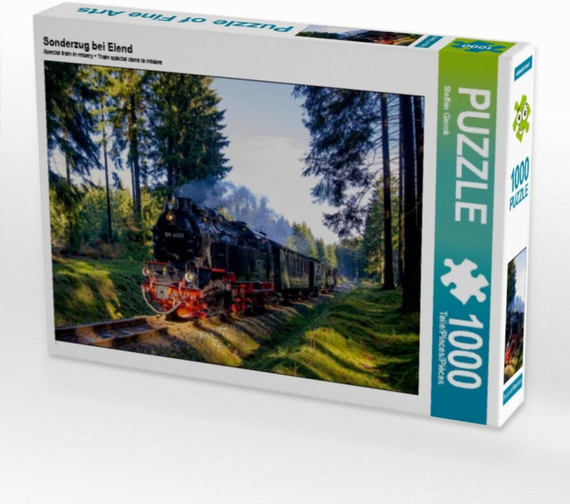 CALVENDO Puzzle Sonderzug bei Elend 1000 Teile Lege-Grösse 64 x 48 cm Foto-Puzzle Bild von Steffen G