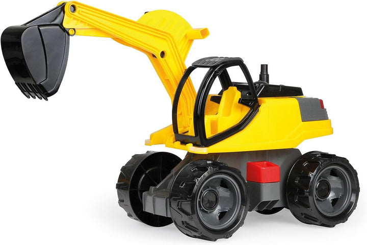 Lena 02141 Starke Riesen Bagger,Giga Trucks Sandbagger ca.80 cm gross, stabiler 360 Grad Schaufelbag