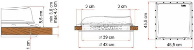 Fiamma Dachhaube Turbo Vent weiss