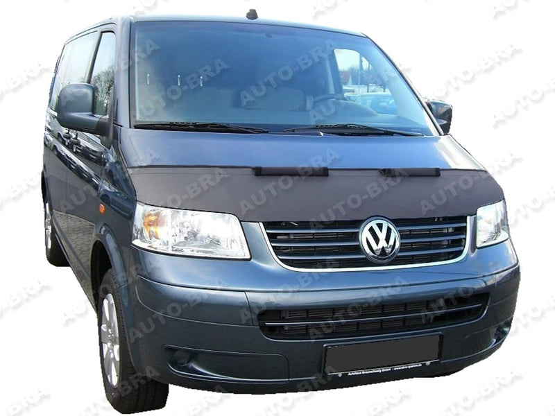 AB-00734 CARBON OPTIK Auto Bra kompatibel mit VW Volkswagen T5 Bj. 2003-2009 Haubenbra Steinschlagsc