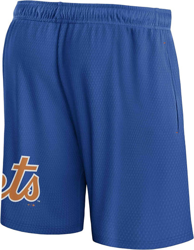 Fanatics - MLB New York Mets Mesh Shorts Farbe Blau M Blau, M Blau