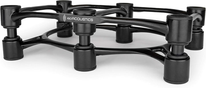 IsoAcoustics Aperta-Serie mit Lautsprecherstativen, schwingungsdämpfend, mit einstellbarer Neigung: