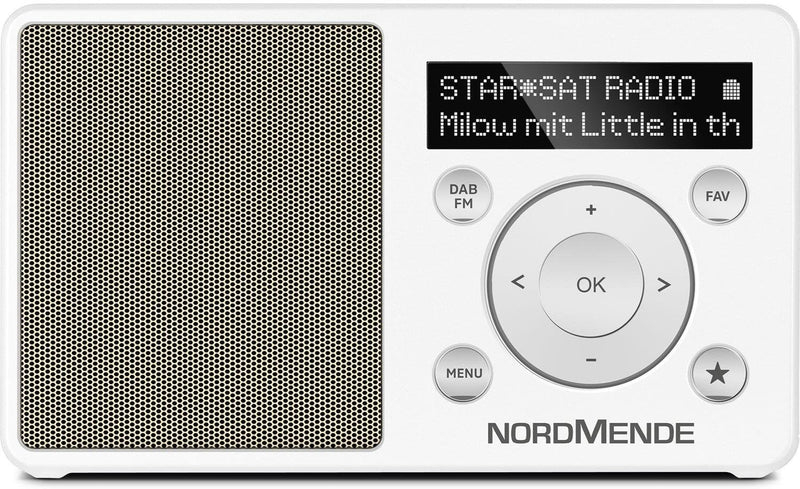 Nordmende Transita 100 tragbares und empfangsstarkes DAB Radio (DAB+, UKW, FM, Lautsprecher, Kopfhör