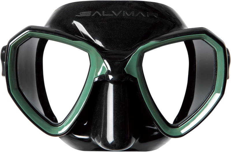 SALVIMAR Morpheus Maske adult schwarz/grün, adult schwarz/grün