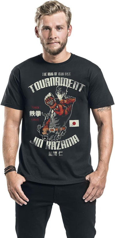 Tekken - Jin Kazama Herren T-Shirt, Schwarz, M